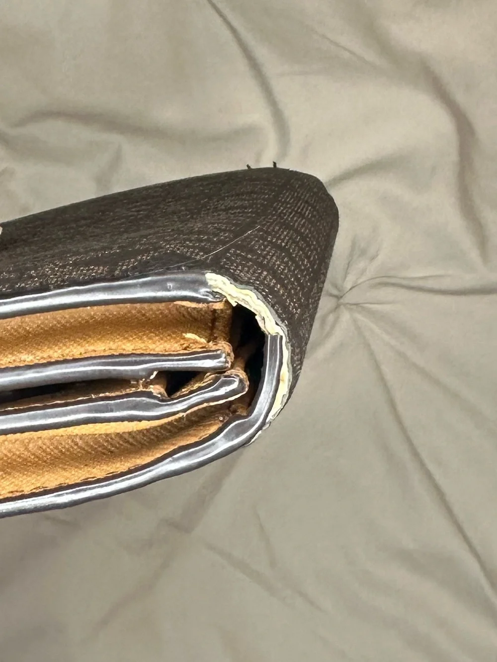 Michael Kors Brown MK Monogram Wallet with Gold Logo